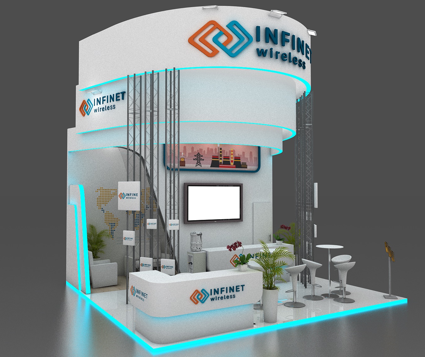 Infinet Wireless' Stand at Mobile World Congress 2020